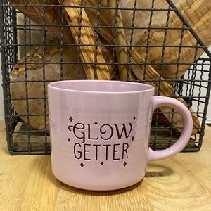 Pink 'Glow Getter' Coffee Mug, Coffee Decor
